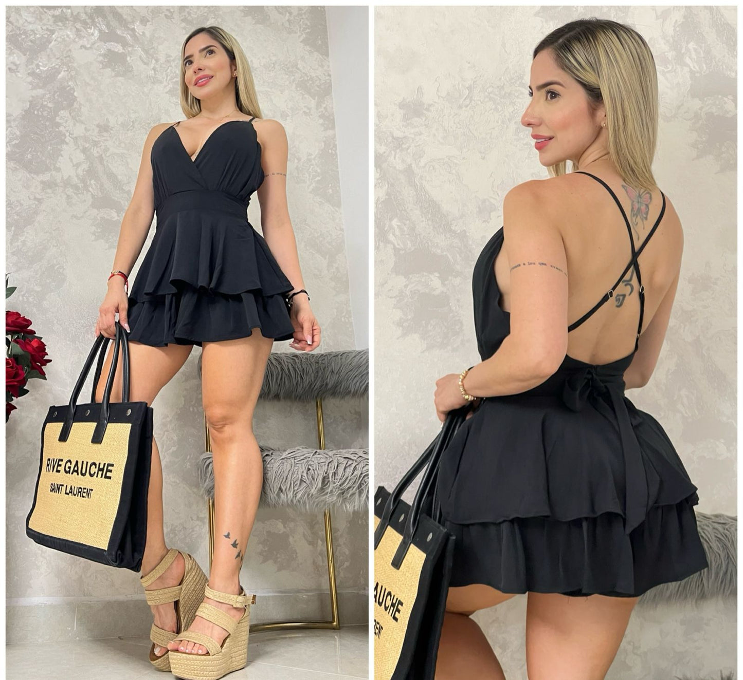 ENTERIZO SHORT BOLEROS 6295
